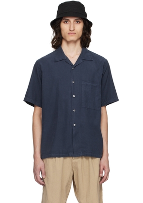 Universal Works Navy Camp II Shirt