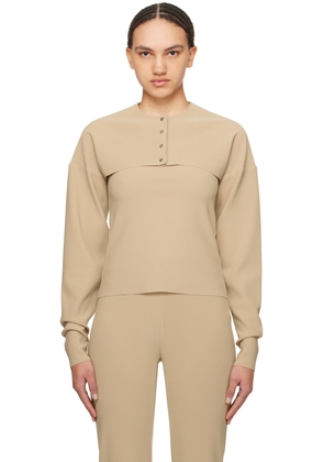 Birrot Beige Lay2 Cardigan