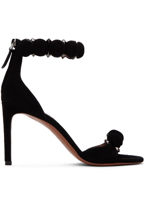 ALAÏA Black Bombe Heeled Sandals