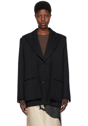 BITE Black Layered Blazer
