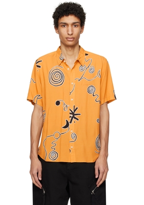 JACQUEMUS Yellow Les Sculptures 'La chemise Melo' Shirt