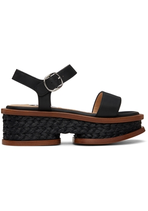 Gabriela Hearst Black Michael Sandals
