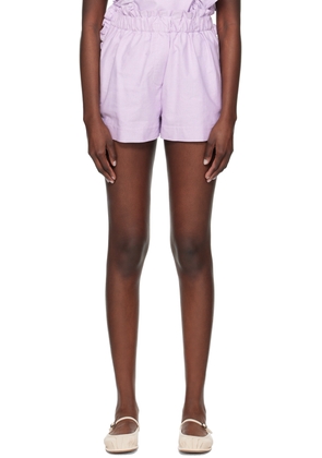 Kika Vargas Purple Demi Shorts