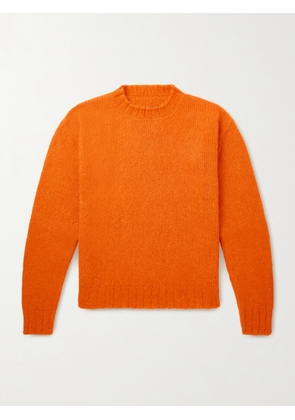 Monitaly - Alpaguan Alpaca-Blend Sweater - Men - Orange - S