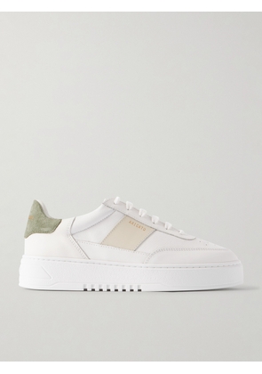 Axel Arigato - Orbit Vintage Suede-Trimmed Leather Sneakers - Men - White - EU 39