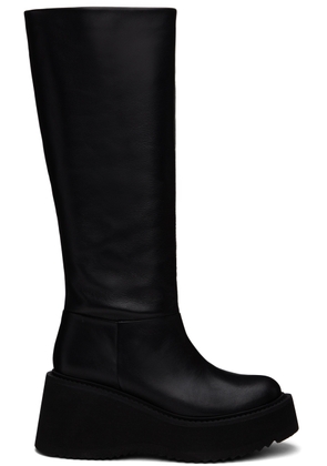 Nicole Saldaña Black Bobbi Boots