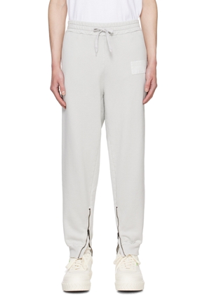 Moschino Gray Drawstring Sweatpants