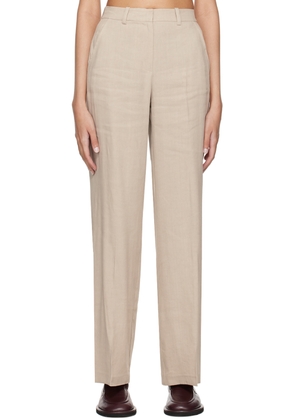 ANINE BING Beige Kline Trousers
