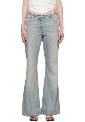 Courrèges Blue Relax Denim Bootcut Jeans