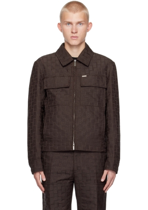 Ferragamo Brown Ferragamo Monogram Jacket