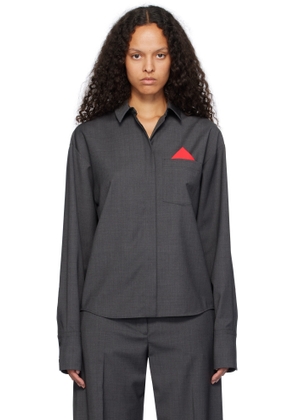 Sportmax Gray Mappa Shirt