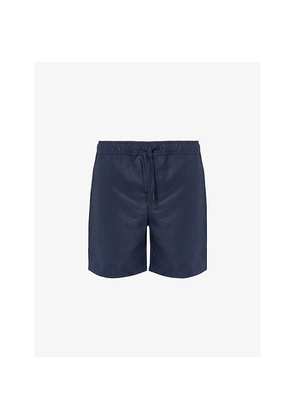 Mens Derek Rose Sydney Drawstring-Waist Linen Shorts