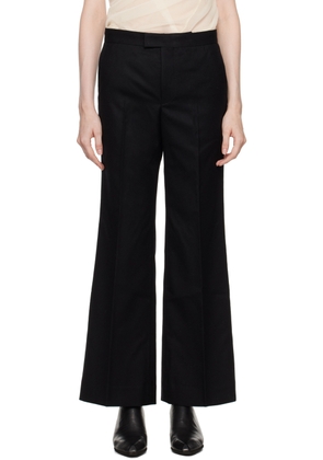 Junya Watanabe Black Flared Trousers