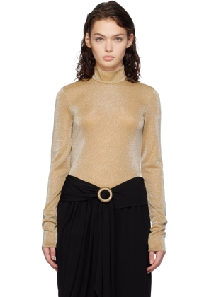 Lanvin Gold Long Sleeve T-shirt