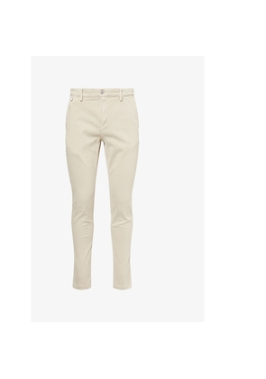 Mens Replay Benni Regular-Fit Stretch-Cotton Chino Trousers
