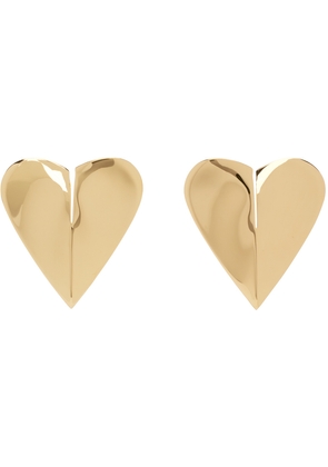 ALAÏA Gold 'Le Caur Torn' Earrings