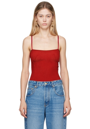 JACQUEMUS Red La Casa 'Le haut Sierra' Camisole