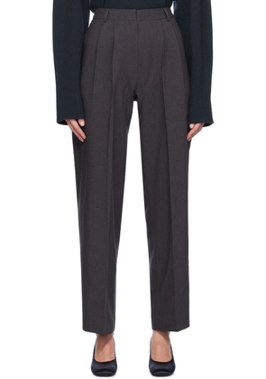 GIA STUDIOS Gray Cocoon Trousers