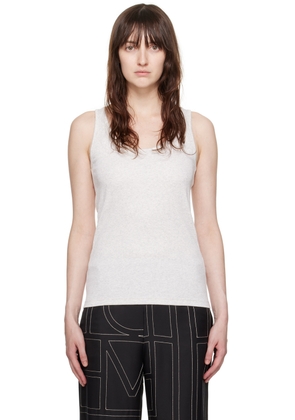 TOTEME Gray Classic Tank Top
