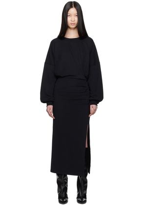 Isabel Marant Etoile Black Salomon Midi Dress