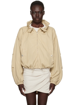 Isabel Marant Etoile Khaki Plume Bomber Jacket