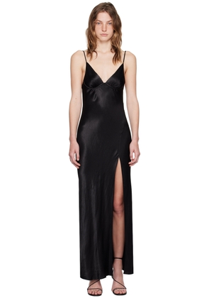 BEC + BRIDGE Black Ren Split Maxi Dress