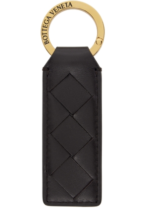 Bottega Veneta Black Tab Key Ring