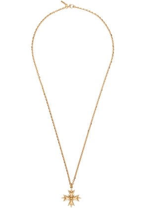 Emanuele Bicocchi Gold Small Crest Necklace