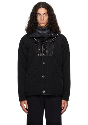 Stone Island Black Nylon Panama Jacket