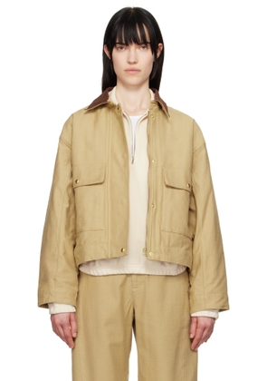 rag & bone Beige Nonie 2-in-1 Cotton Twill Jacket
