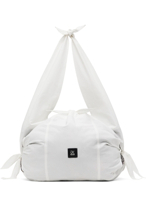 J. Kim White Bale Bag