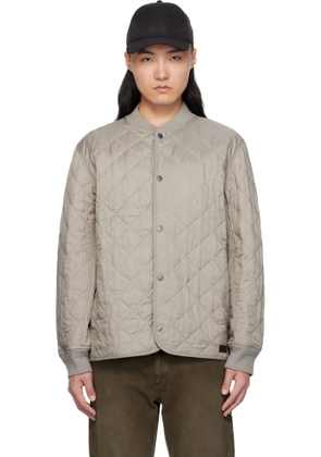 rag & bone Gray Focus Quilted Liner Jacket