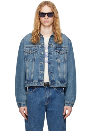 Re/Done Blue 'The Mel Trucker' Denim Jacket