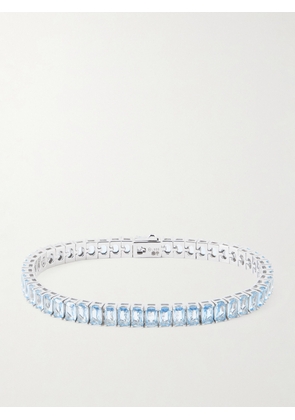 Hatton Labs - Tangular Silver Bracelet - Men - Blue - S