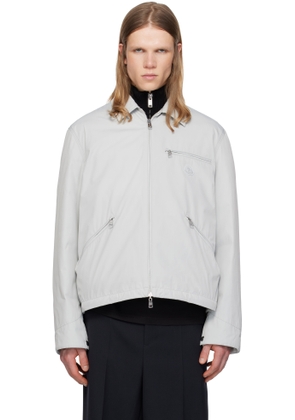 Moncler Gray Cidone Reversible Down Overshirt