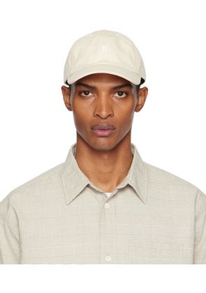 NORSE PROJECTS Beige Twill Sports Cap
