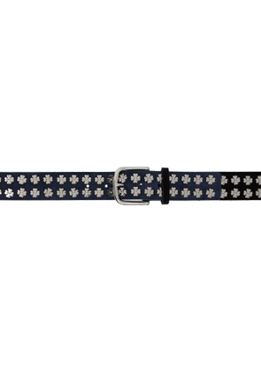 Bode Navy Clover Charm Belt
