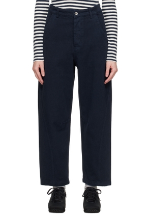 YMC Navy Twisted Trousers