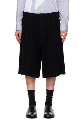 Comme des Garçons Shirt Black Serge Shorts