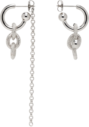 Justine Clenquet Silver Blake Earrings