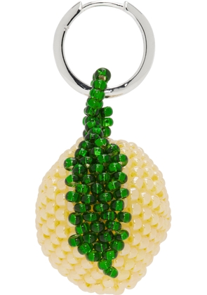 Pura Utz Yellow & Green Lemon Single Earring