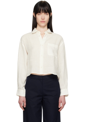 A. P.C. Off-White Sophie Logo Shirt