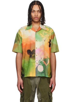 Andersson Bell SSENSE Exclusive Multicolor Rhino Tie Dye Print Shirt