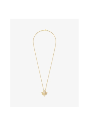 Womens Boucheron Serpent Bohème 18ct Yellow-Gold and 0.80ct Brilliant-Cut Diamond Pendant Necklace