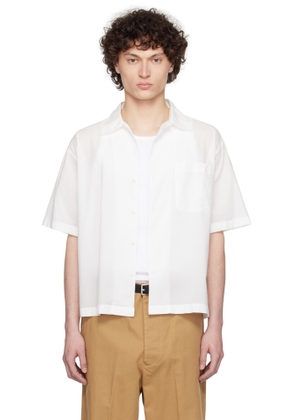 Merz b. Schwanen White SHIRT09LP Short Sleeve Shirt
