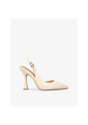 Womens KG Kurt Geiger Aria2 Sling-Back Heeled Faux-Leather Courts