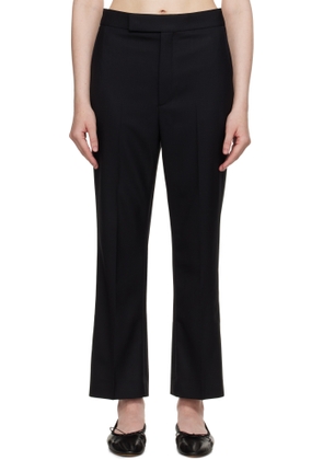 Maria McManus Black High Waisted Crop Trousers