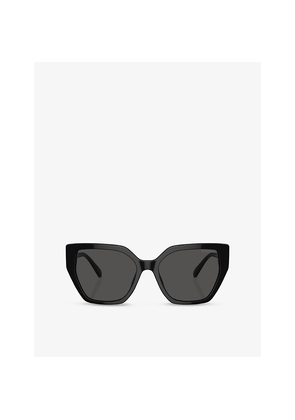 Swarovski Sk6016 Irregular-Frame Acetate Sunglasses