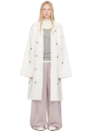 Sofie D'Hoore Off-White Chesterfield Coat