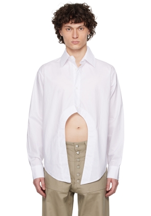 GmbH SSENSE Exclusive White Geir Shirt